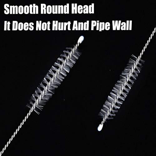 HEXJOZEI Long Pipe Cleaner Flexible Tube Cleaning Brush Snake Drain Clog Remover Drain Brush Aquarium Water Filter Pipe Air Tube Hose Cleaning Brush Sink Fridge Skinny Pipe Dredging Tool 155CM1