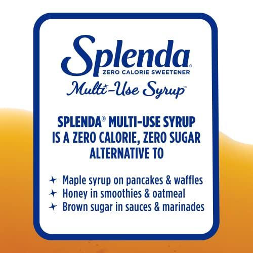 SPLENDA Splenda Multi-Use Allulose Syrup, Zero Calorie, Sugar Free Substitute for Maple Syrup, Honey, Agave and Brown Sugar, 8oz Bottle
