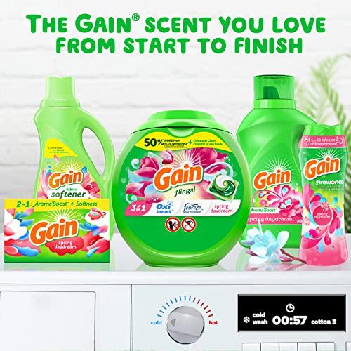 Gain Gain Dryer Sheets, 240 Count, Original Scent Laundry Fabric Softener Sheets with 2-in-1 AromaBoost Plus Softness