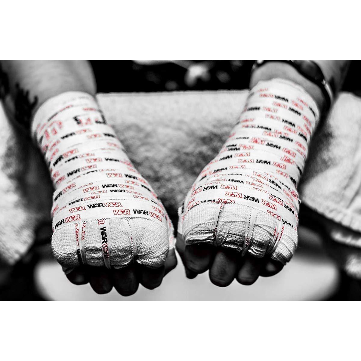 WAR Brand Tape WAR Tape Easy Tear Athletic Fight Tape (12 Rolls) 1.0\" One Inch | Hand Finger Wrist Wrap | for Boxing BJJ Crossfit