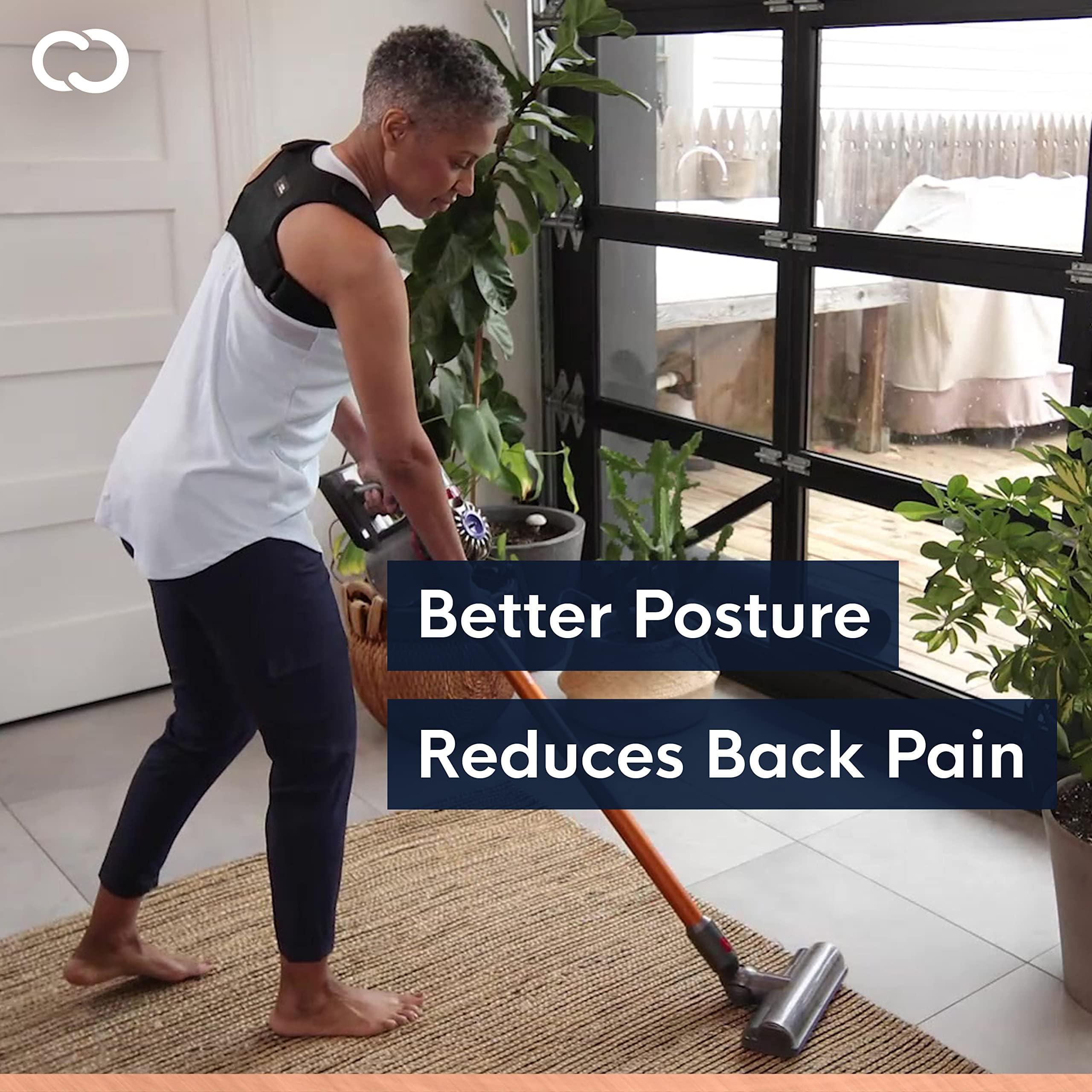 Copper Compression Copper Compression Posture Corrector for Men & Women - Adjustable Copper Infused Orthopedic Brace for Pain Relief from Bad Posture, Slumping - Targets Upper Back, Shoulders, Neck, Clavicle