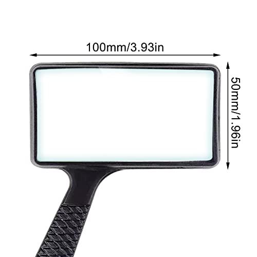 Owlike Owlike 5X Rectangular Magnifier Magnifying Glass Loupe for Reading Repairing Lens