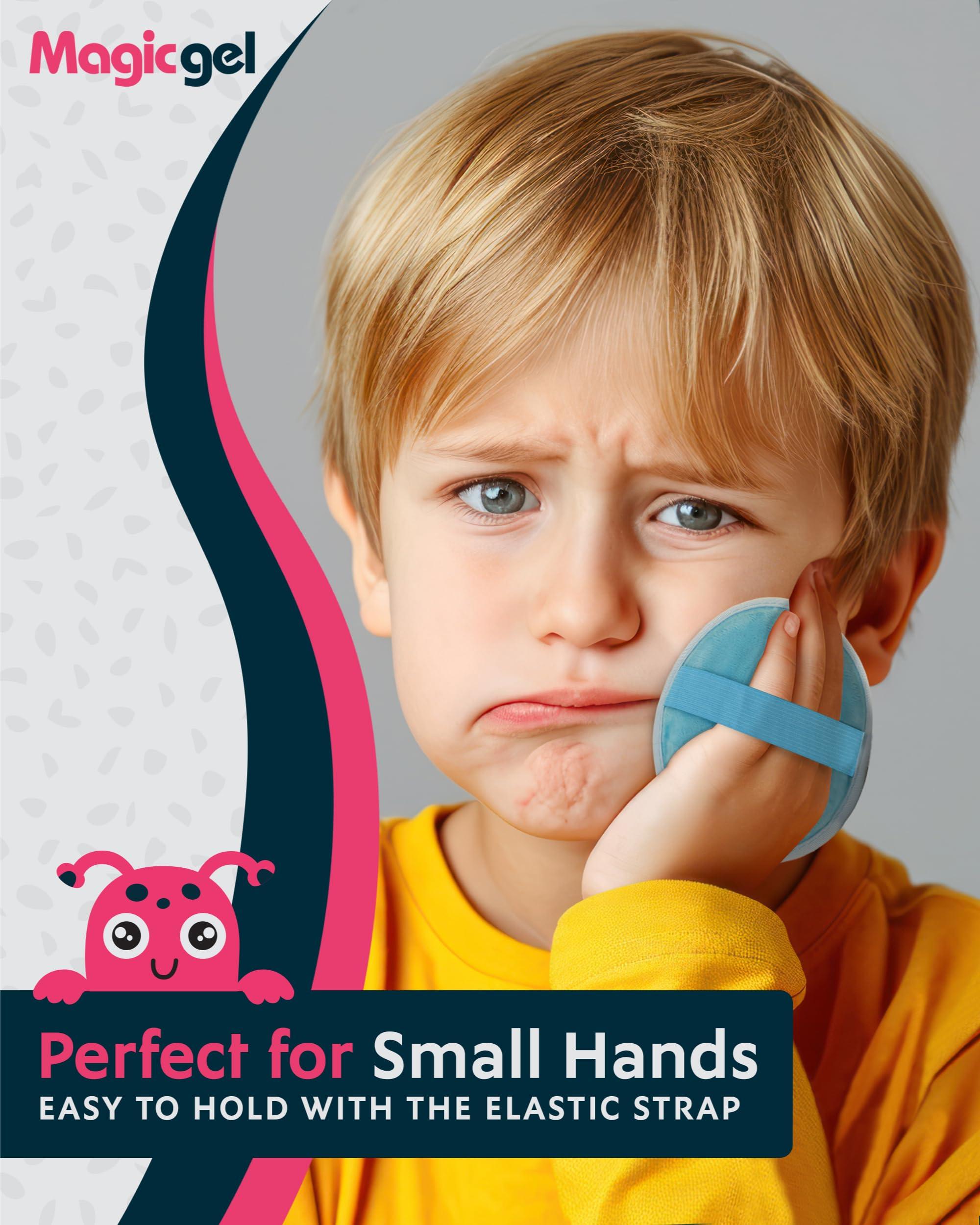 Magic Gel Magic Gel Children\'s Ice Pack - FSA HSA Eligible | 4 Little Monsters to Hold Them by The Hand | Say Bye Bye to Boo Boos! | Ideal for Kids Injuries Including Fever, Cuts, Toothache & Insect Bites