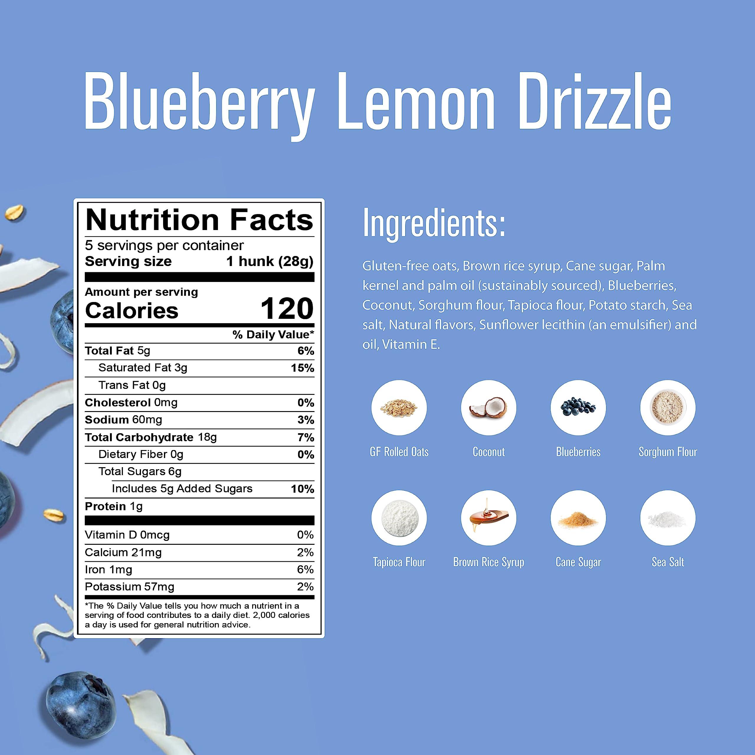 Heavenly Hunks Heavenly Hunks Blueberry Lemon Drizzle - 5oz Bag (6 Pack)