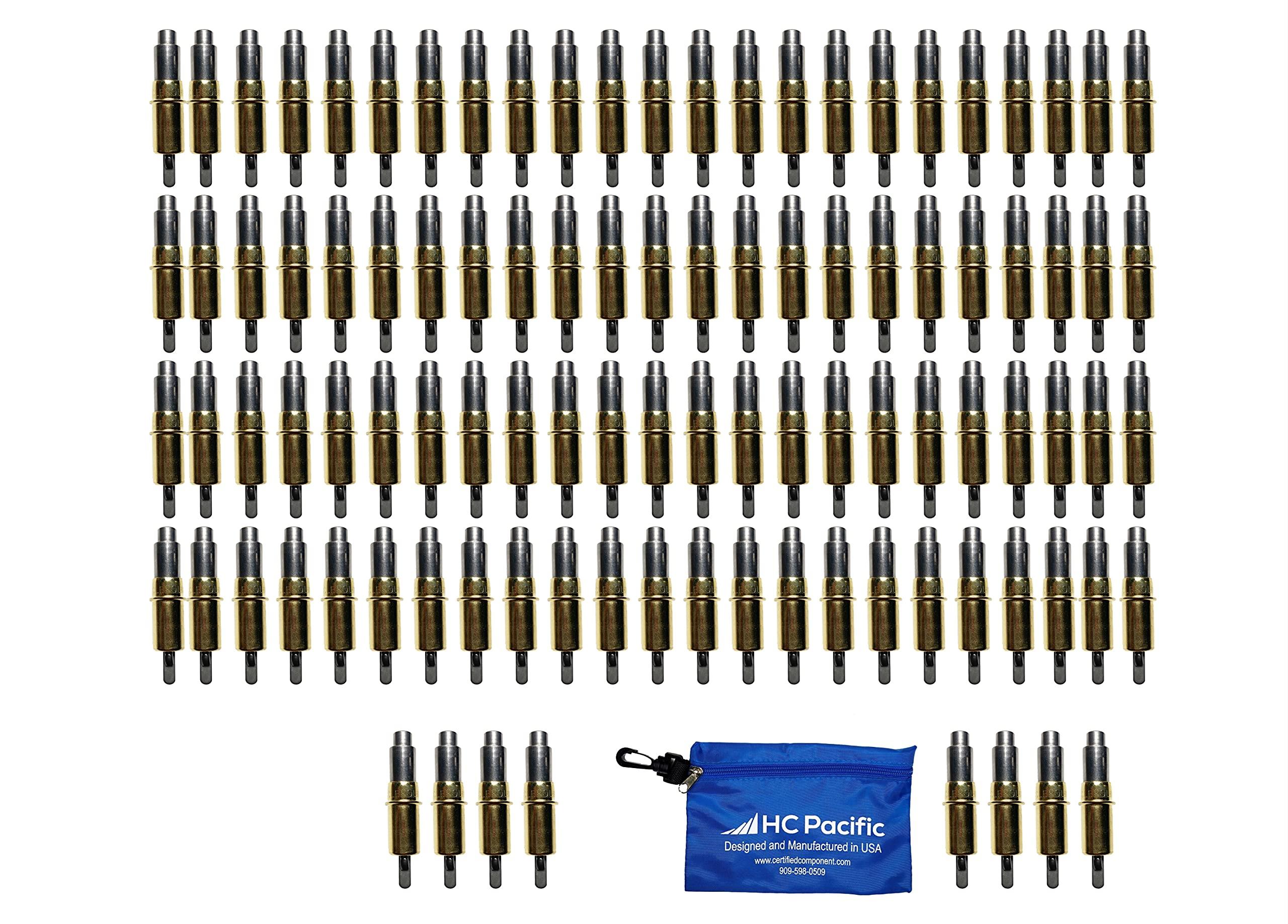 HC Pacific 100 Each CHD Heavy Duty Clecos & Pouch- Made in USA