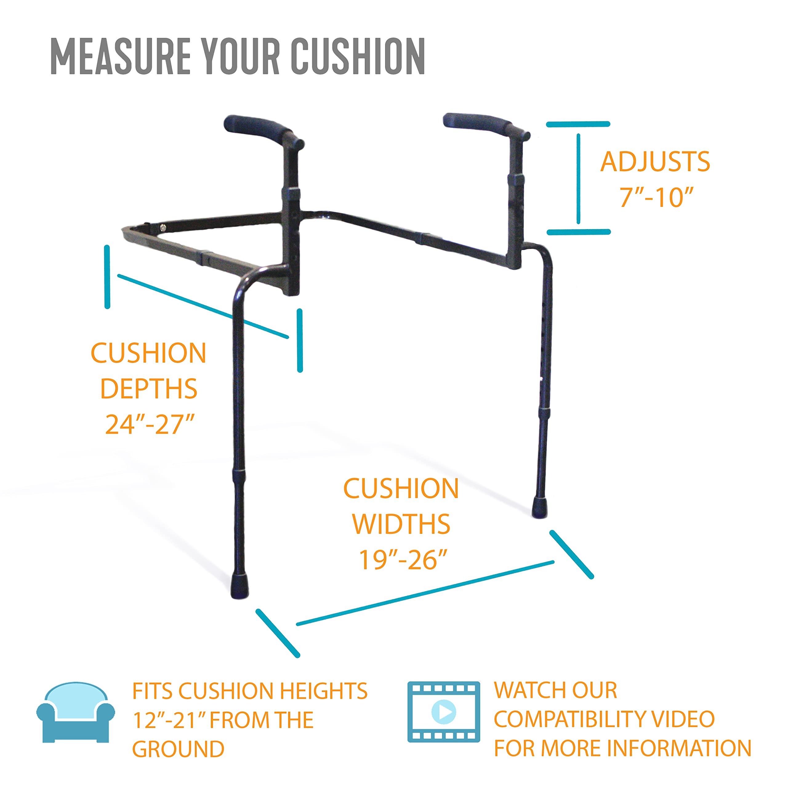 Able Life Comfortably Independent Able Life Universal Stand Assist, Chair Lift Assist for Elderly, Grab Bar Standing Aid for Seniors, Daily Living Mobility Aid