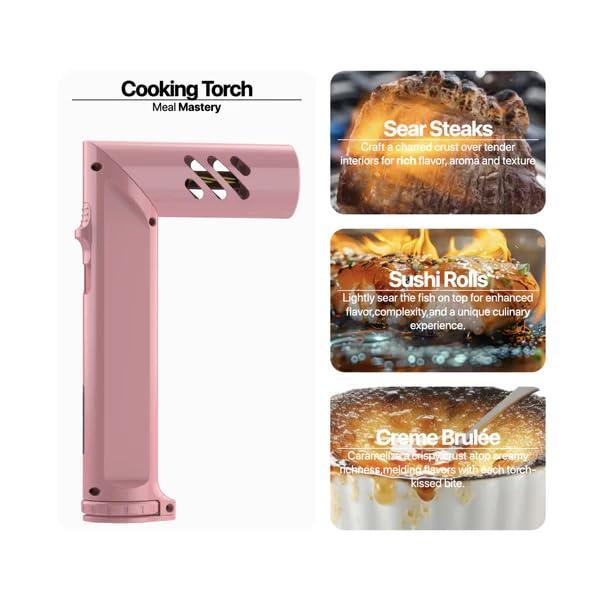 LIGHTERUSA Yocan Red Series Shift Butane Windproof Torch Lighter, Yellow