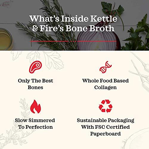 Kettle & Fire KETTLE & FIRE Lemongrass Ginger Beef Bone Broth, 16.9 OZ