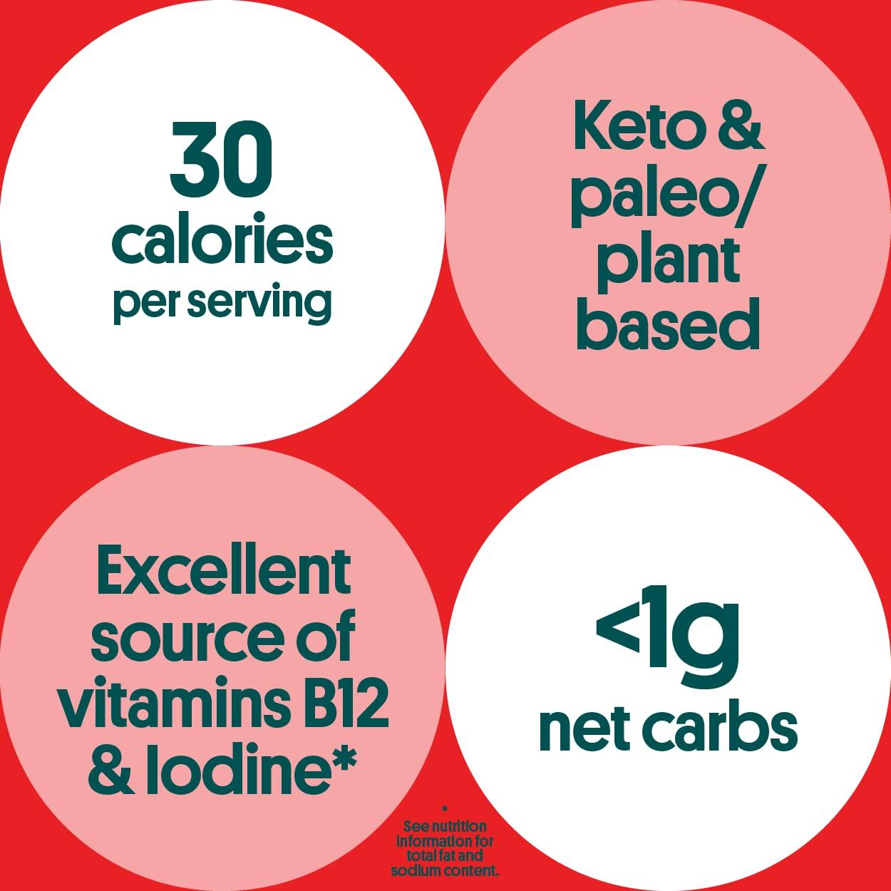 gimMe Gimme Seaweed Organic Premium Roasted Seaweed Snacks, Chili Lime, 6 Count, Keto, Vegan, Gluten-Free, Great Source of Omega3s and Iodine, Healthy On-The-Go Snack for Kids and Adults