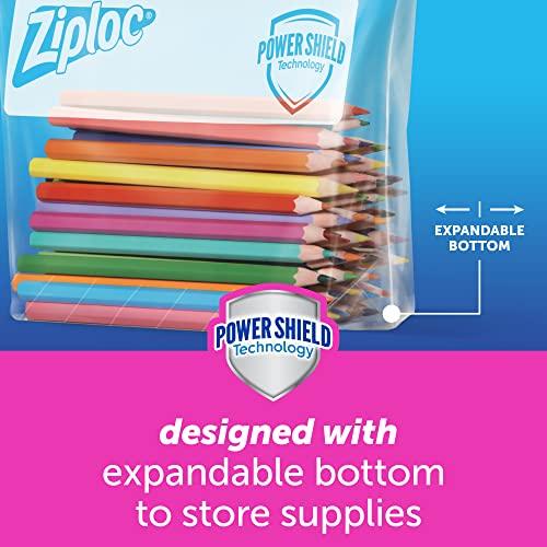 Ziploc Ziploc Quart Food Storage Slider Bags, Power Shield Technology for More Durability, 76 Count
