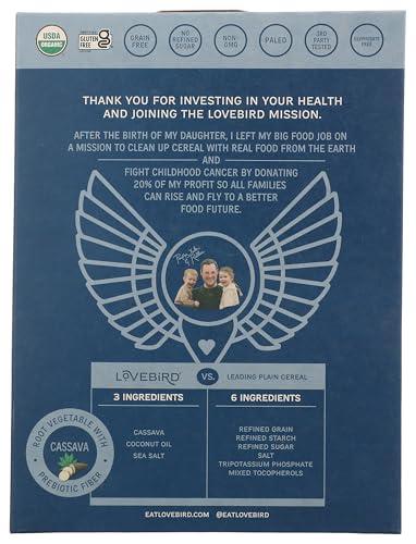 Lovebird Lovebird Organic Grain Free Unsweetened O\'s Cereal, 7 OZ