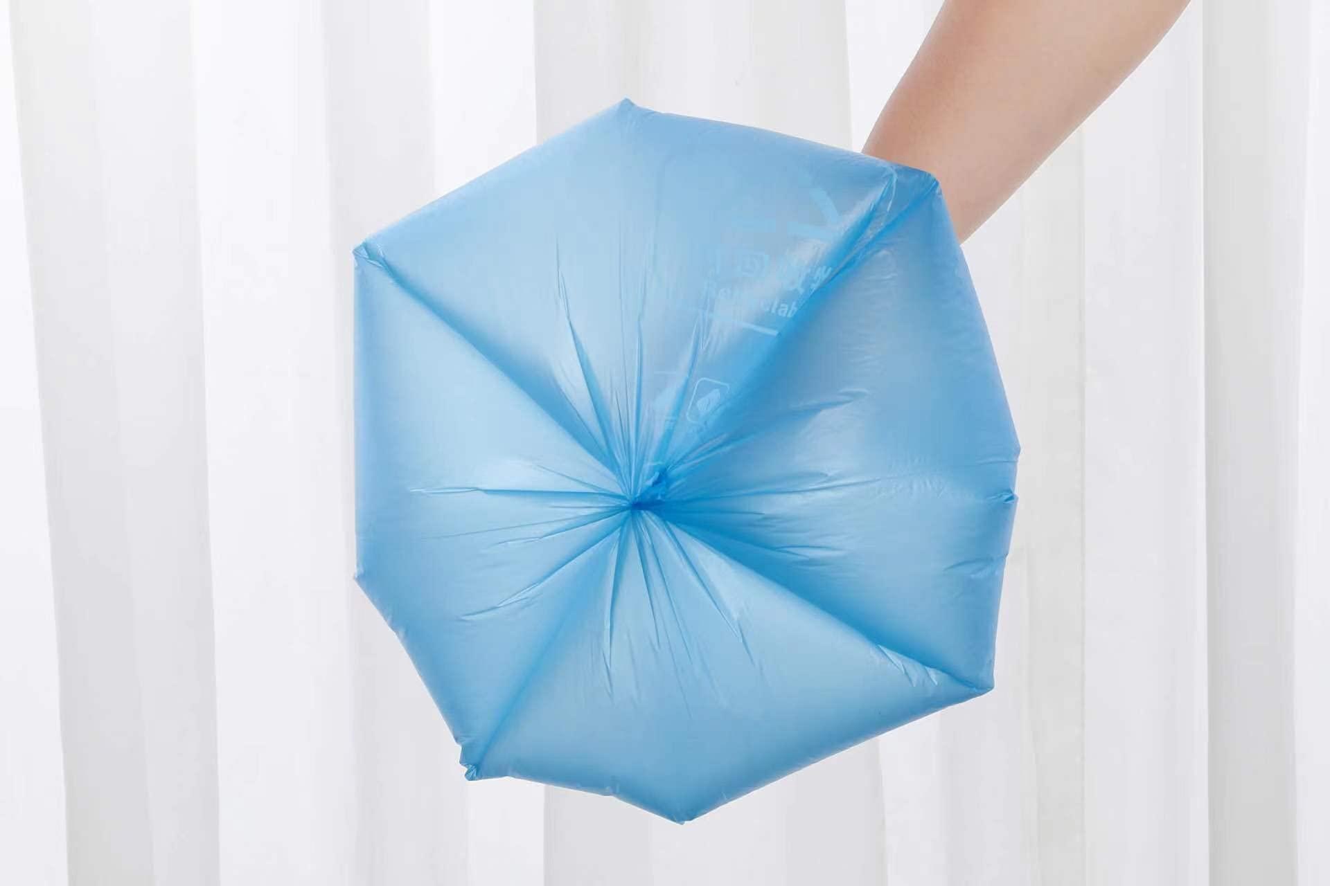 NALANY Small Trash Bag, 1.0 Mil,2.6-3 Gallon NALANY Flat Top Garbage Bags Bathroom Trash Can Liners for 2.6 Gallon Home Kitchen 100 Count, Green