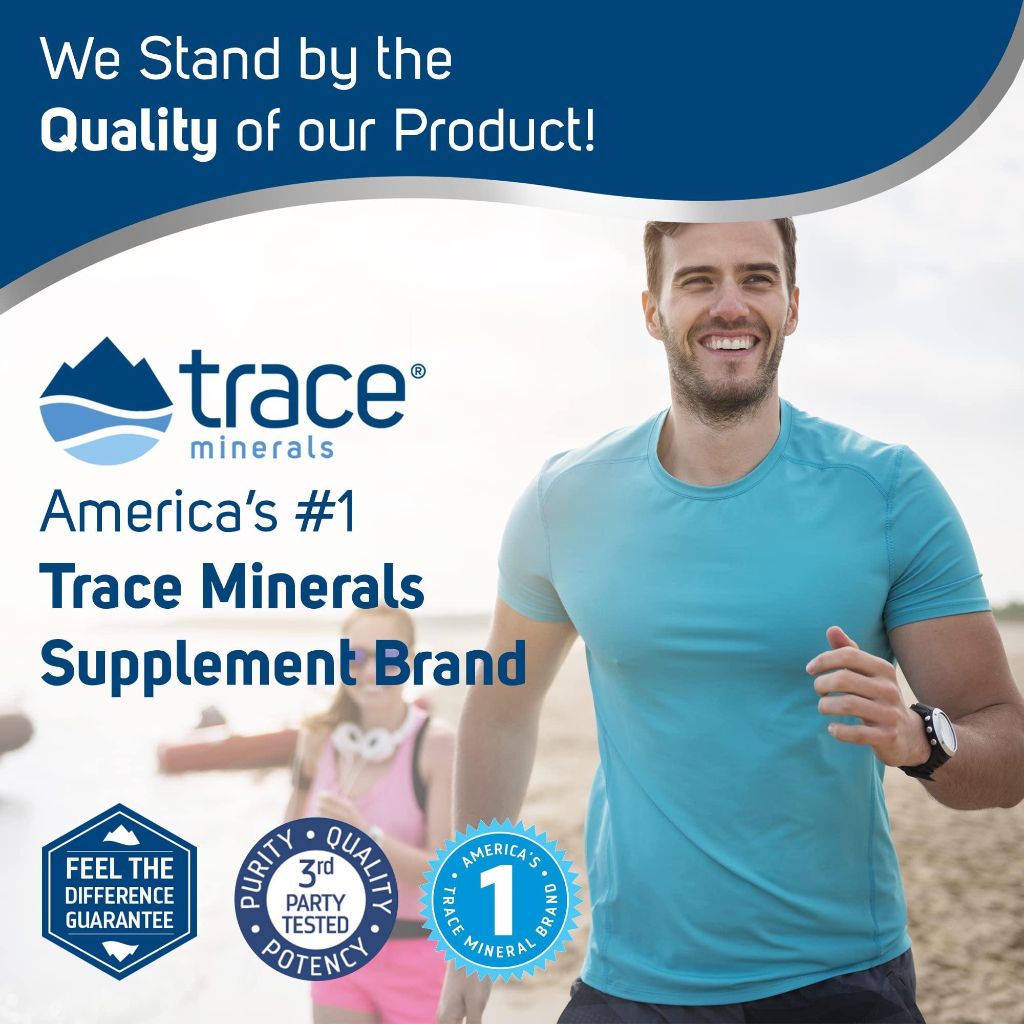 Trace Minerals Research Trace Minerals Ionic Calcium - Supplement to Support Bone Health & Strength - Calcium Supplement to Aid Dental & Nerve Health - Support Mineral Absorption & Bone Density - 2 fl oz (About 48 Servings)