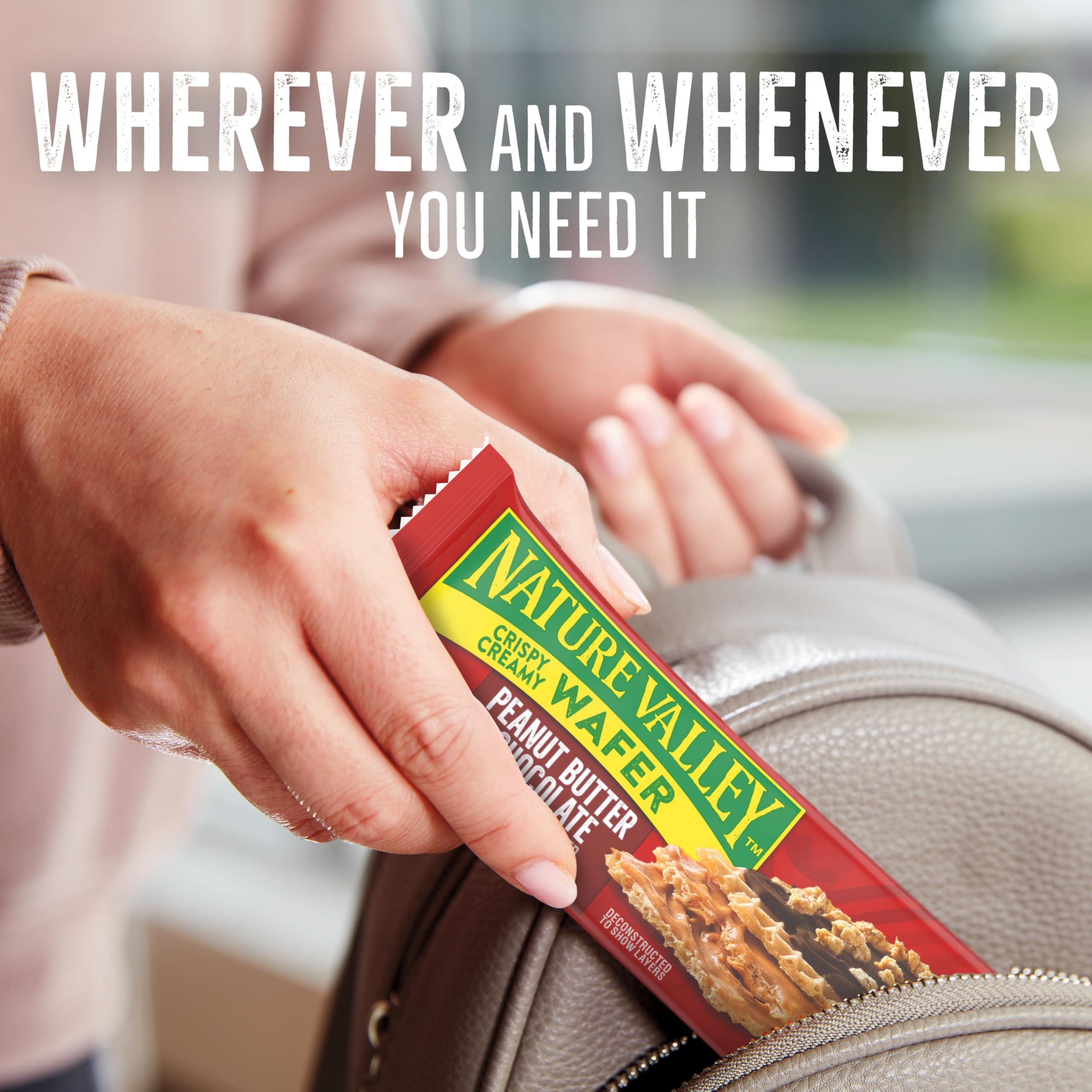 Nature Valley Nature Valley Wafer Bars, Peanut Butter Chocolate Flavored Snacks, 10 Bars, 13 OZ