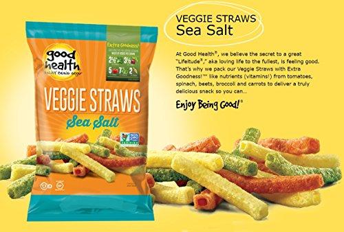 Good Health Good Health Veggie Straws, Sea Salt, Pack of 24