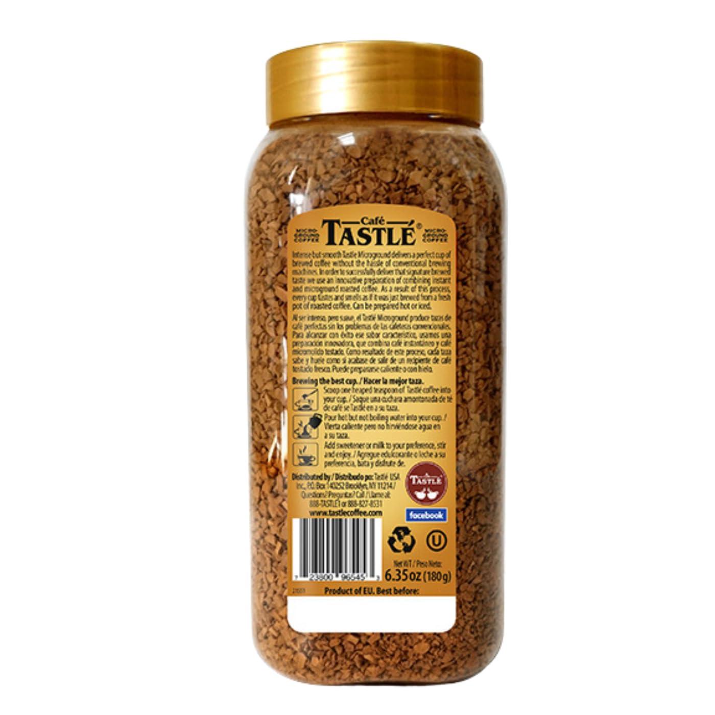 Cafe Tastl Cafe Tastl 100% Natural Roasted Instant and Micro-Ground Coffee, 6.35 Ounce
