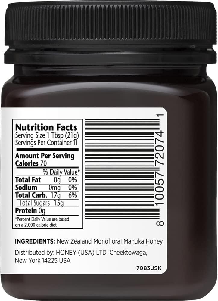 Manuka Doctor MANUKA DOCTOR - MGO 1125+ Manuka Honey Monofloral, 100% Pure New Zealand Honey. Certified. Guaranteed. RAW. Non-GMO (8.75 oz)