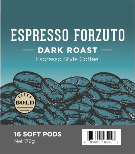 Wolfgang Puck Wolfgang Puck Coffee, Forzuto, 12 Gram Soft Pods, 16 Count (Pack of 6)
