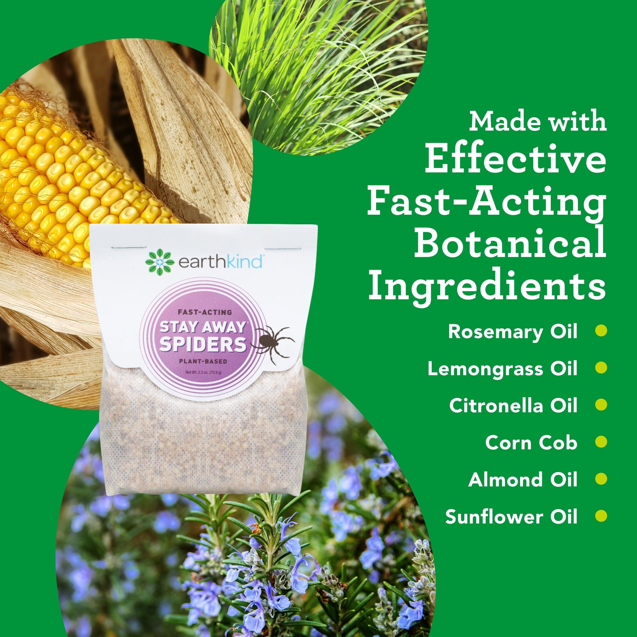 Stay Away Stay Away Spiders Deterrent - Indoor Spider Deterrent Pouches for Attic, Crawl Space, Window Sill & More - with Plant-Based Ingredients & Essential Oils - 6-Pack with Extended Release Pouch Pod