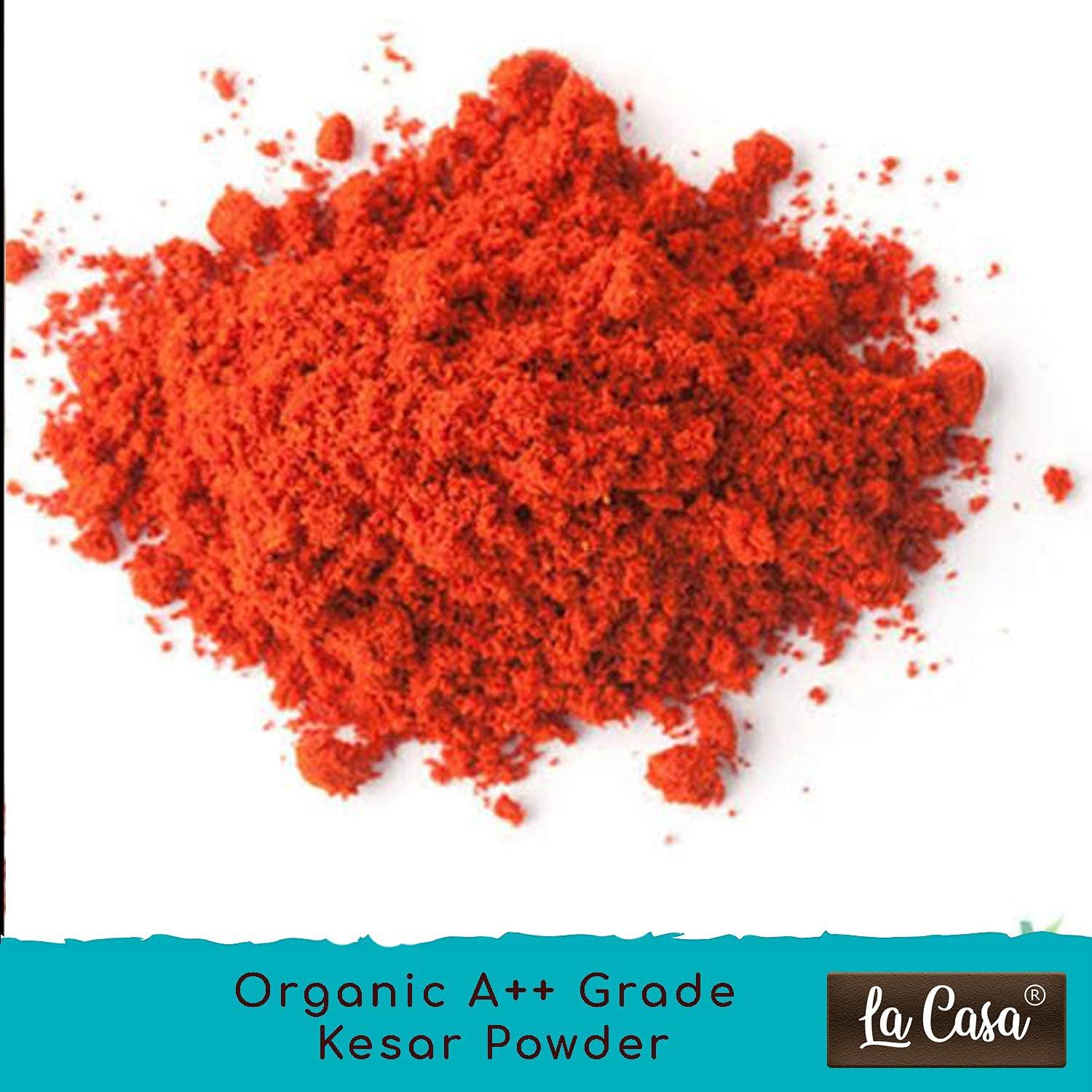 Generic Saffron Powder | Original Kashmiri Kesar Powder | Premium Organic A++ Grade | for Face/Beauty/Food/Colour/Aroma/Tilak | Purest Finest Sundried Natural Saffron | 1gm |