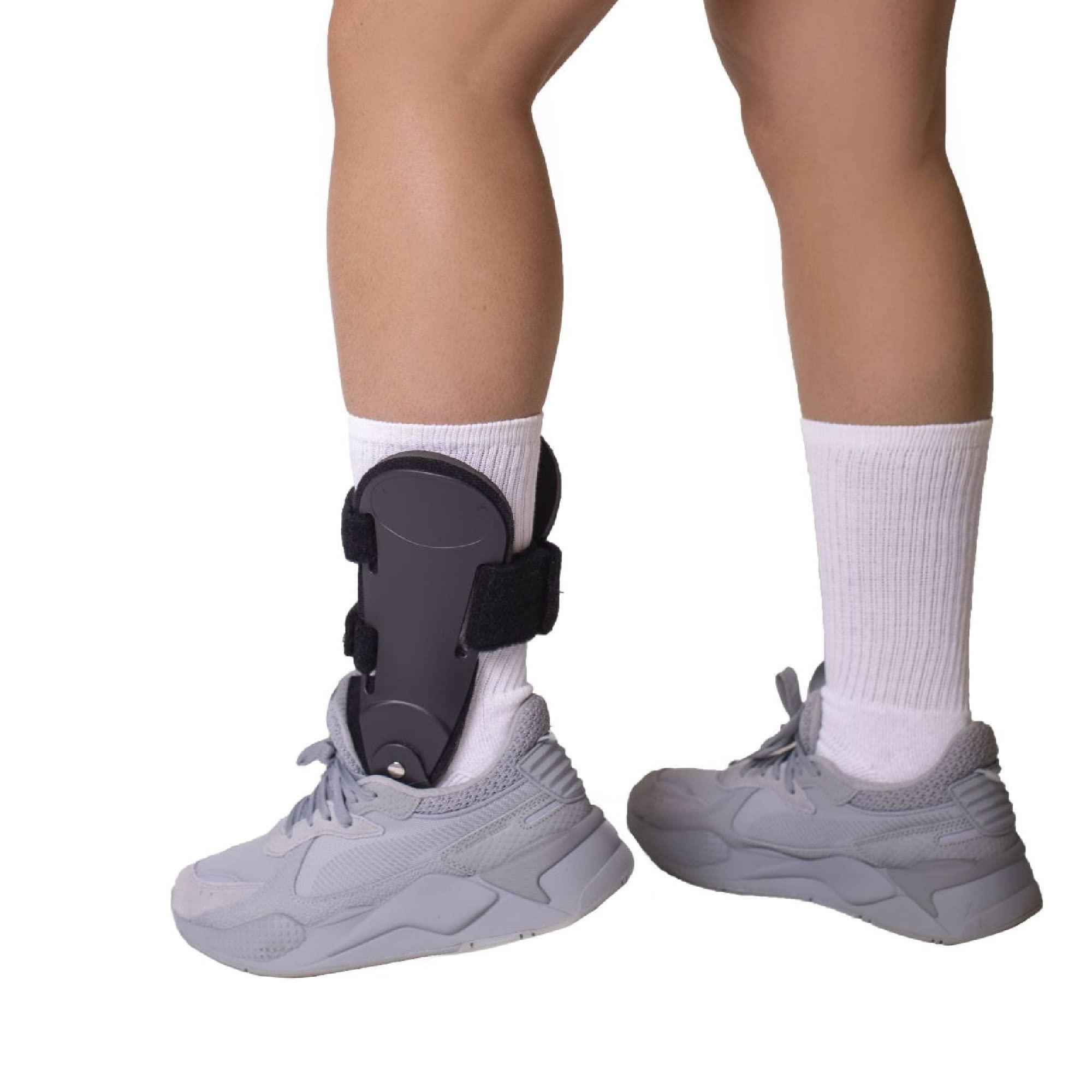 Brace Align Brace Align Semi-Rigid Ultra Active Ankle Brace- Hinged Ankle Stabilizer, Protection and Support for Sprains, Volleyball, Basketball, Tennis, Sports Injury- Left or Right Foot- PDAC L1906