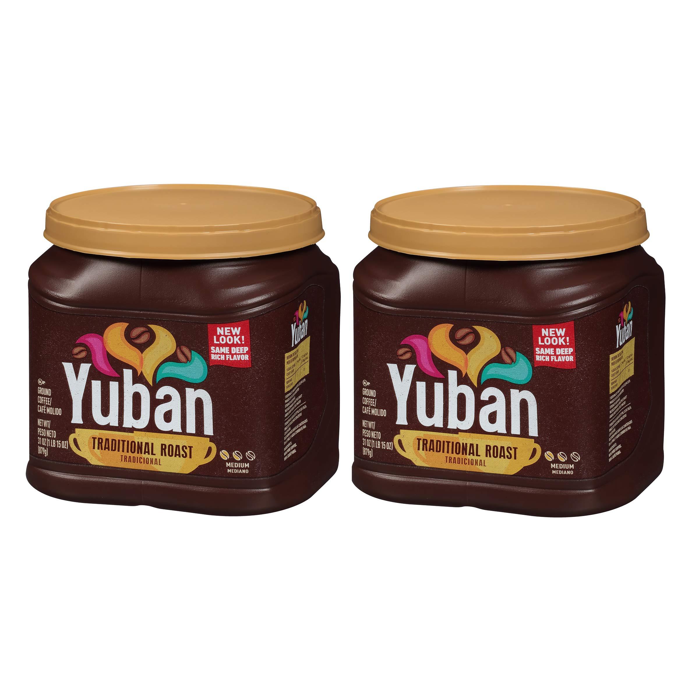 Yuban Yuban Traditional Medium Roast Ground Coffee (31 oz Canisters, Pack of 2)