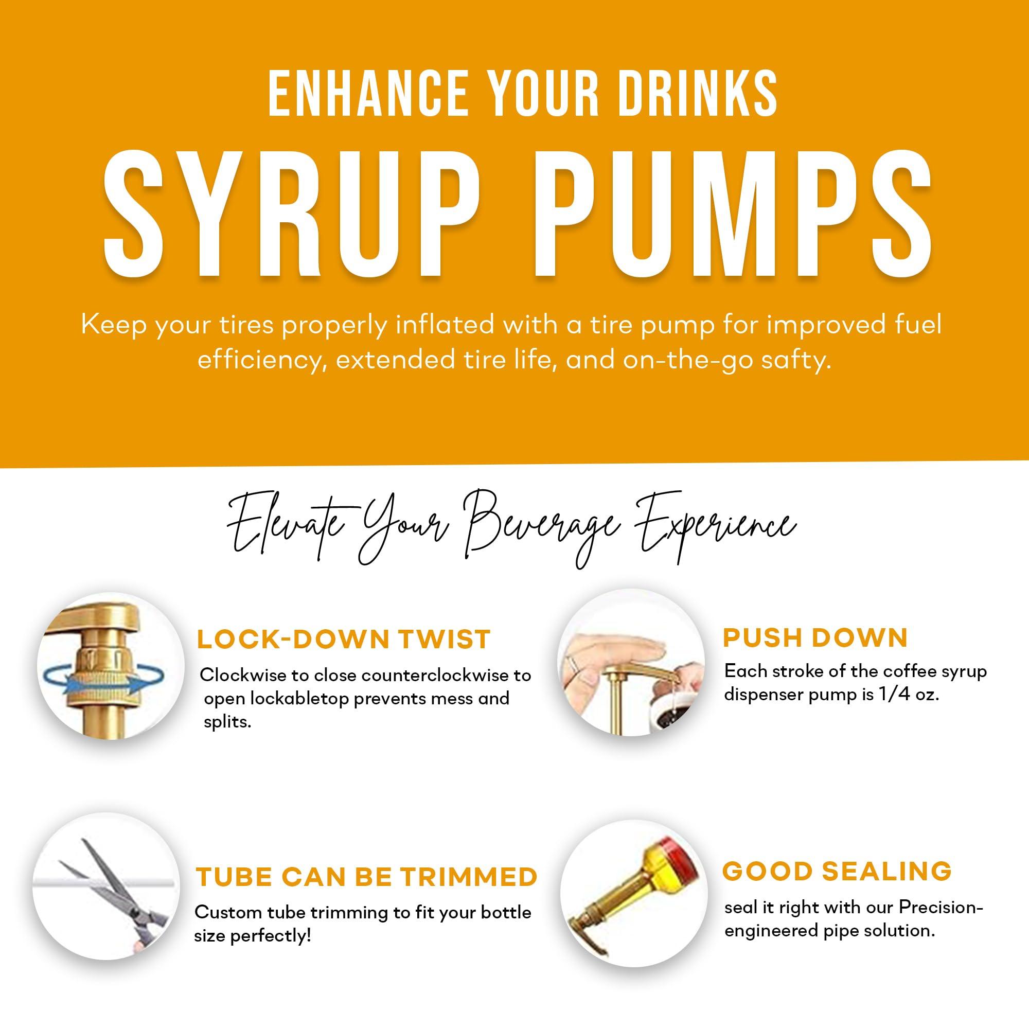 Jimoco Torani Salted Honey Butter Syrup for Coffee 25.4 Ounces Coffee Syrups and Flavors with Jimoco Pump Syrup Dispenser