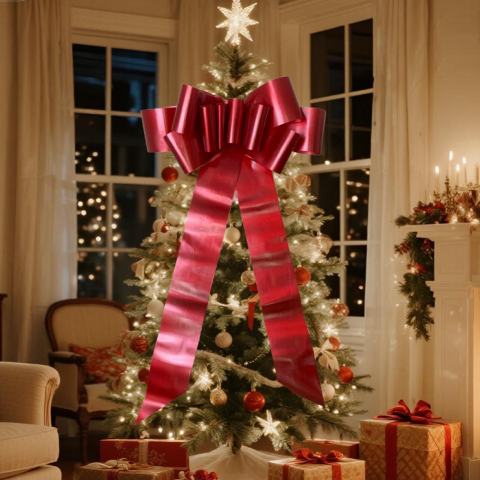 Pinkell Big Car Bow, Big Red Bow, Giant Car Bow, Large Bow, 30 Inch Bow for Large Present Decoration.