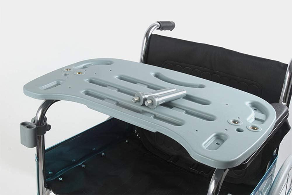 XJZHANG XJZHANG Wheelchair Lap Tray Table Accessories with Cup Holder - ABS Plastic Universal Trays Desk Fit for Wheelchairs, for Patients and Elderly Writing, Reading, and Eating
