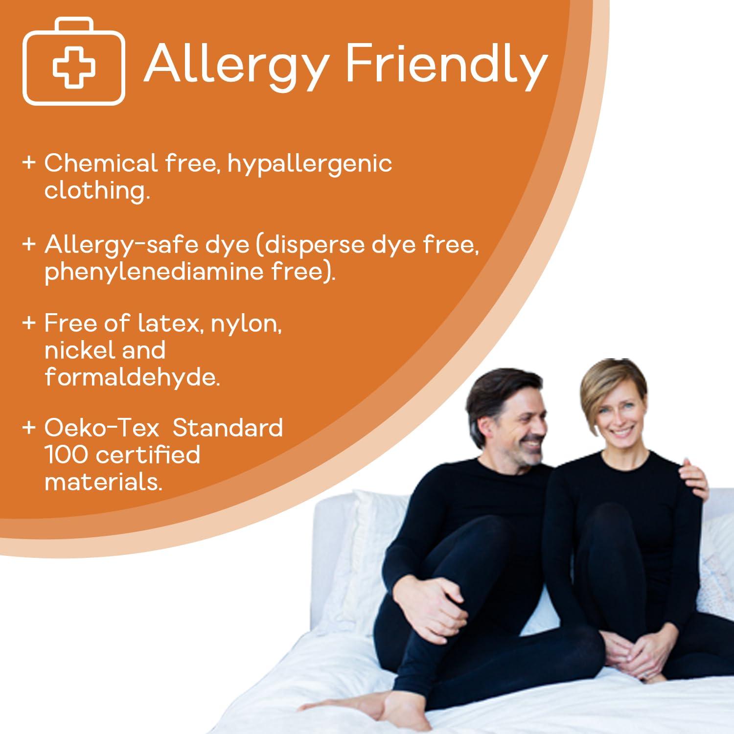 YoRo Naturals YoRo Naturals Remedywear Pants for Kids, Eczema and Psoriasis Clothing with Light Weight Tencel and Zinc Fibers (White, 8 Years Old)