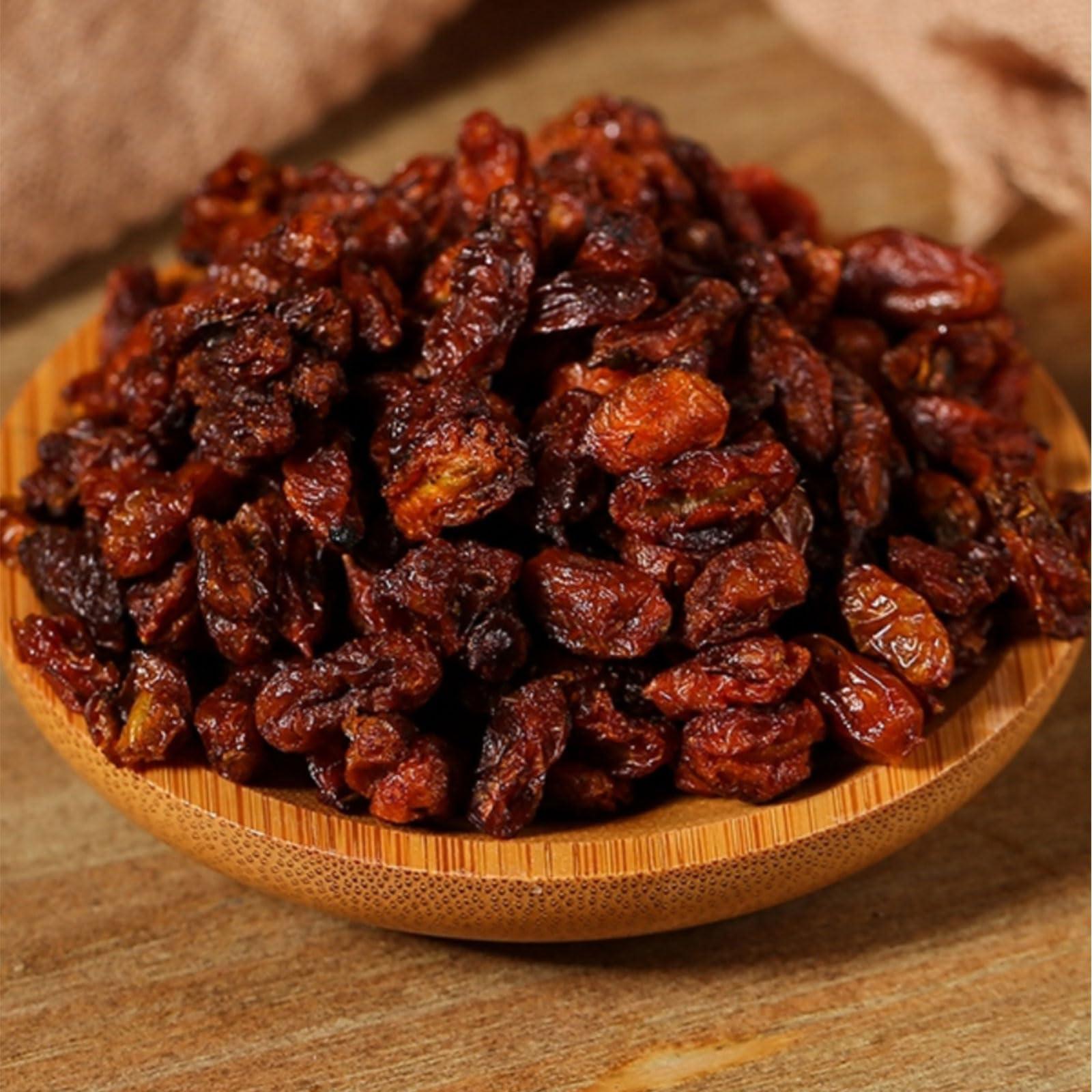 TEAERPKLAE Sea Buckthorn Dried Berries 7.05oz/200g,Sea buckthorn fruit is used for snacks, salads, baked goods, milkshakes, tea, etc