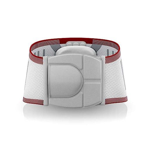 Actimove Actimove Professional LumbaMotion Back Support with Pressure Pad | Lumbar Sacral Support Belt for Lumbar Lower Back Support Belt for Sciatica, Herniated Disc, Scoliosis Back Pain Relief | White, X-Small