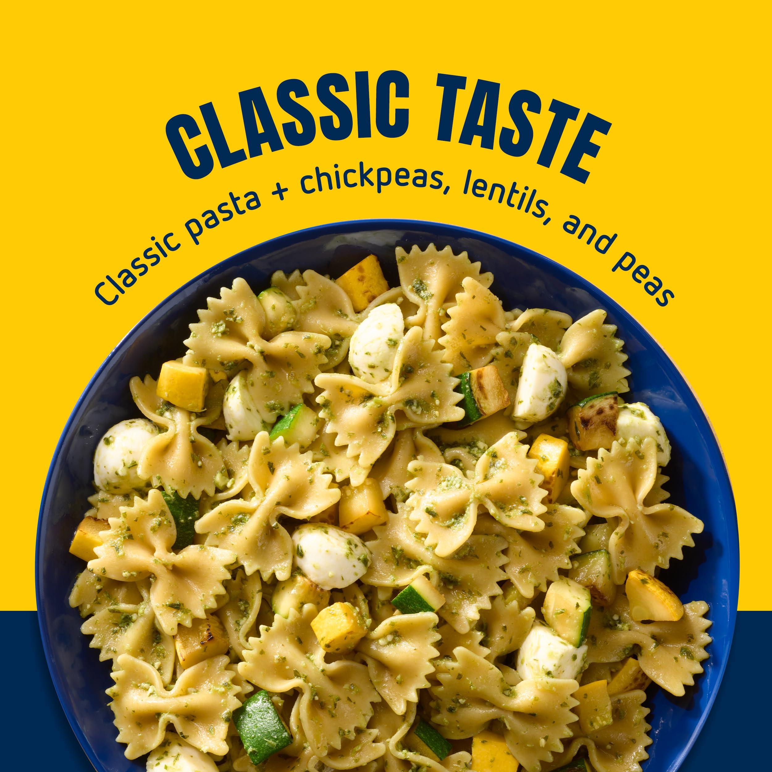 Barilla BARILLA Protein+ (Plus) Farfalle Pasta, 14.5 Ounce (Pack of 12) - plant based pasta - Made from Lentils, Chickpeas & Peas - Non-GMO, Kosher Certified and Vegan