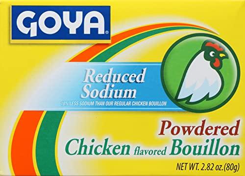 Goya Goya Foods Chicken Bouillon Reduced Sodium, 2.82 Ounce (Pack of 24)