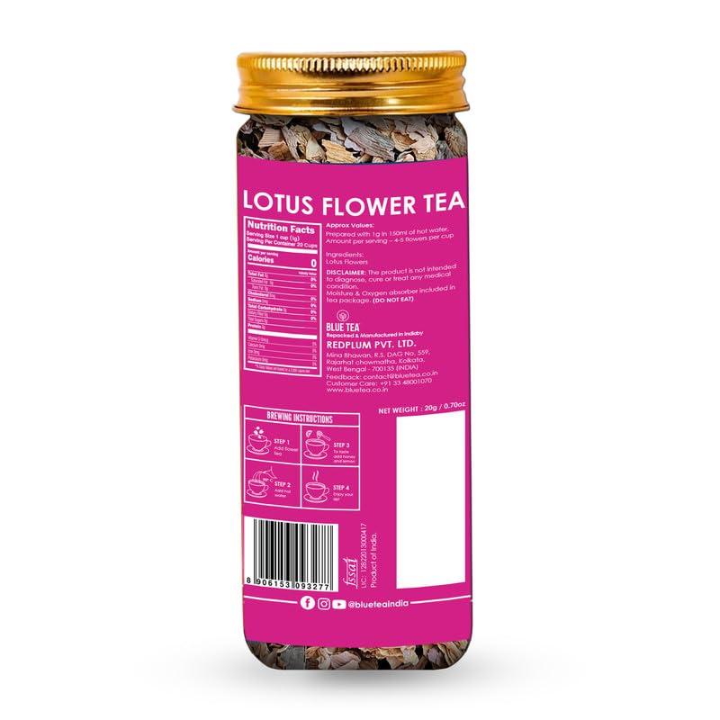 BLUE TEA BLUE TEA - Lotus Flower Tea - 1.40 Oz (Pack of 2)