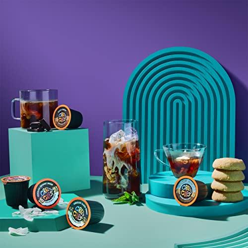 Crazy Cups Crazy Cups Flavored Coffee for Keurig K-Cup Machines, Death by Chocolate, Hot or Iced Coffee, 22 Single Serve, Recyclable Pods