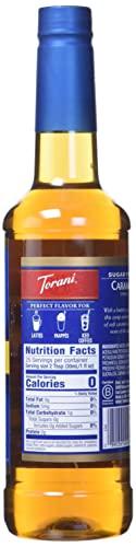 Torani Torani Sugar Free Syrup, Caramel, 25.4 Ounce (Pack of 1)