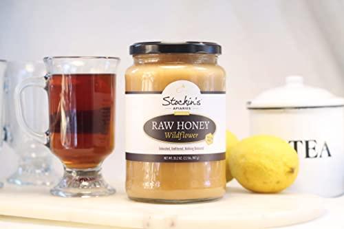 Stockin's Apiaries Stockin's Apiaries Raw Wildflower Honey, Unheated, Unfiltered, & Nutritious, 35.2 Oz.