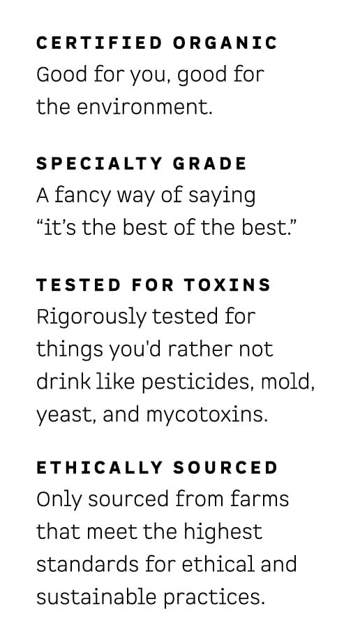 Kion Kion Organic Ground Coffee, Tested for Toxins, Ethically Sourced, Rich, Bold, and Smooth, Medium Roast 12 Oz (3 Pack)