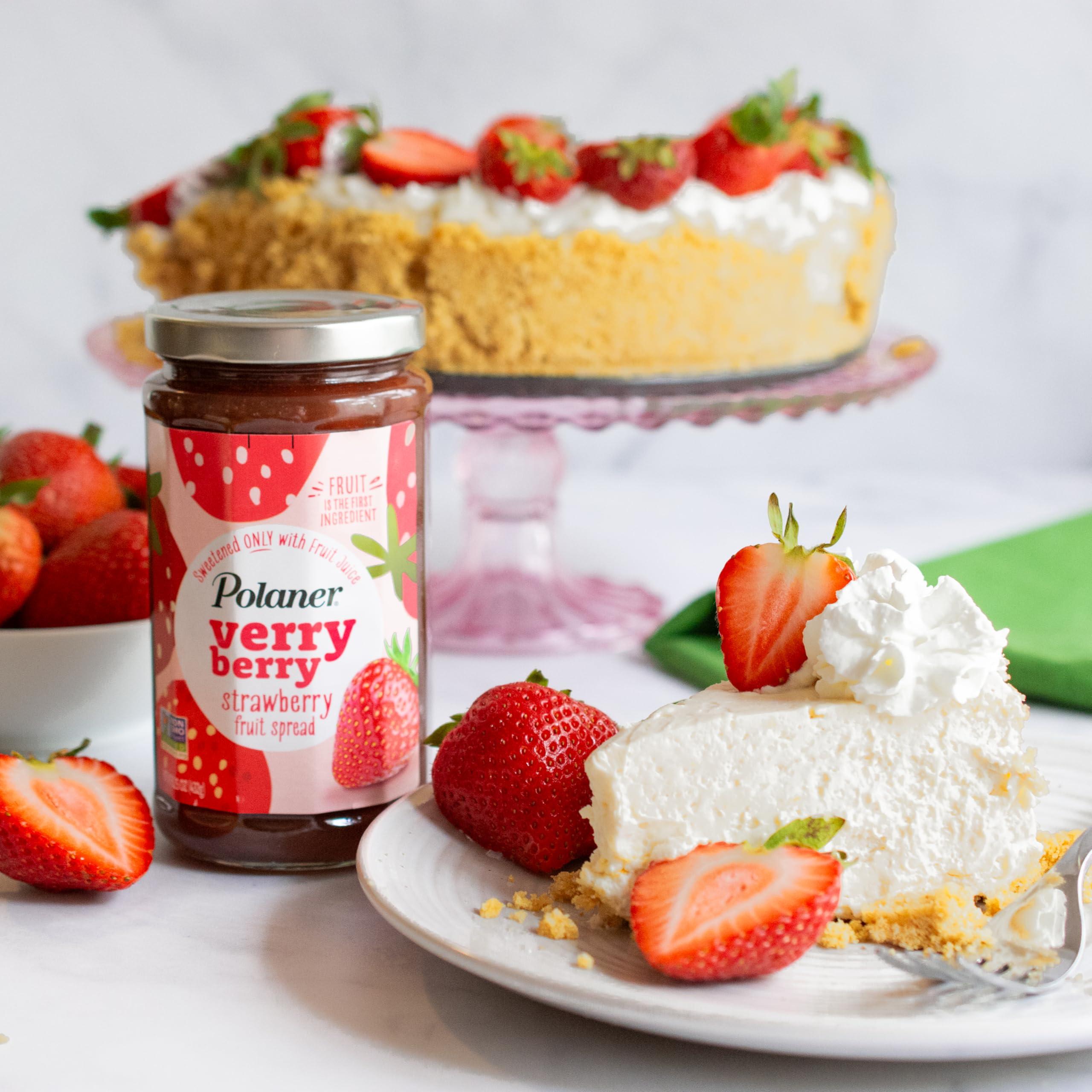 Polaner Polaner Verry Berry Fruit Spread, Strawberry, 15.25 Ounce