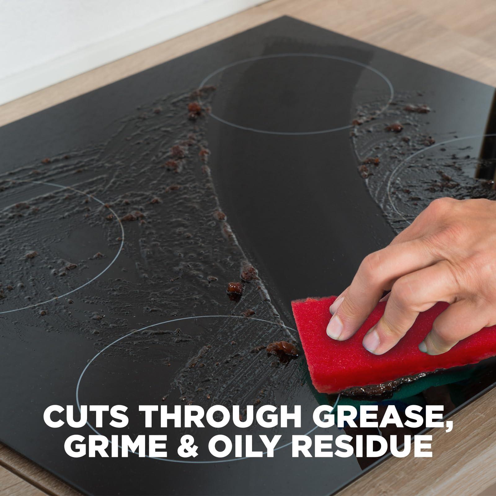 Weiman Weiman Glass Cooktop Cleaner & Polish For Daily Use on Ceramic, Induction Stove Top, Removes Grease & Oily Residue, Streak Free Shine, 12 oz, 2 Pack, Micro Fiber Buffing Towel