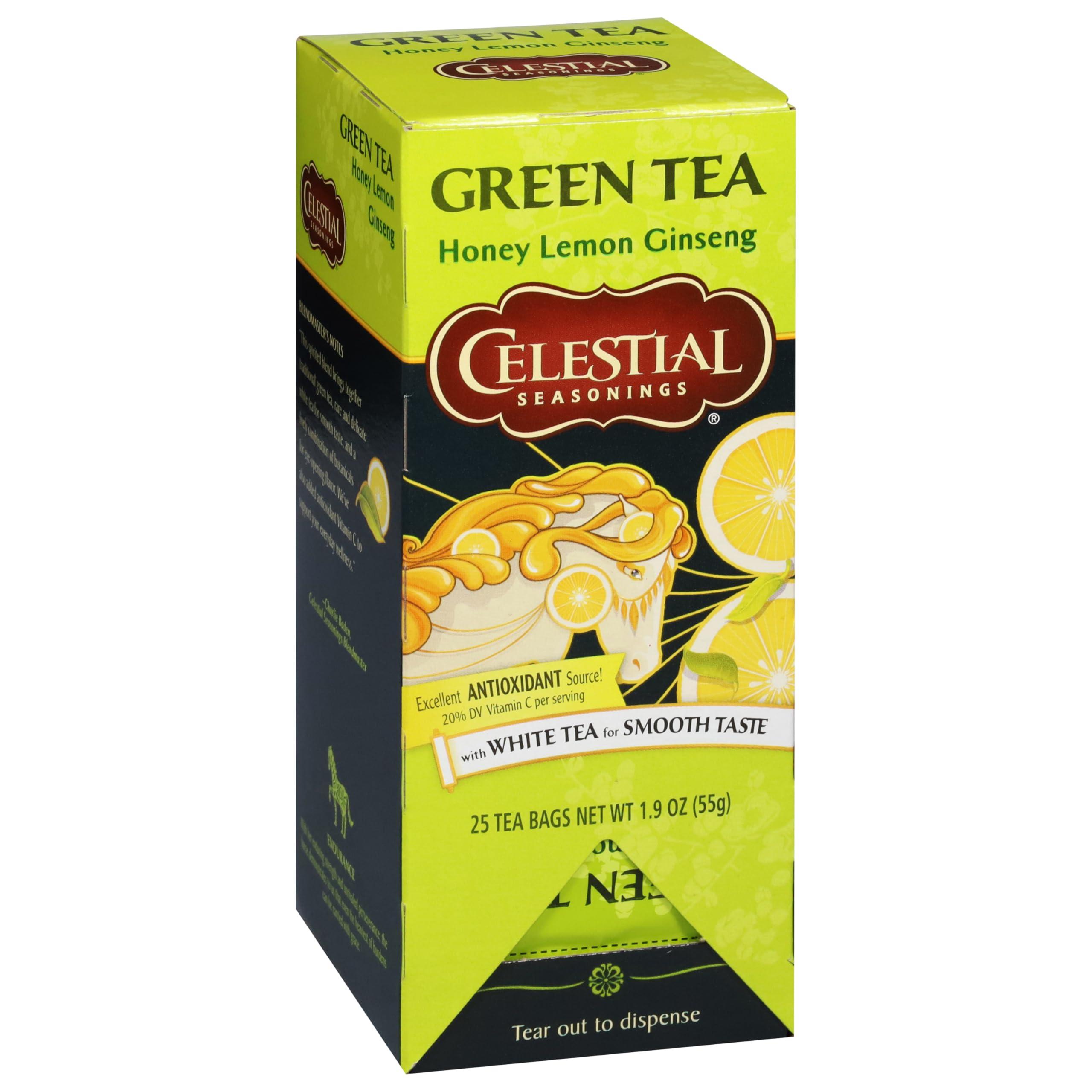 Celestial Seasonings Celestial Seasonings Honey Lemon Ginseng Green Tea 25 Tea Bags