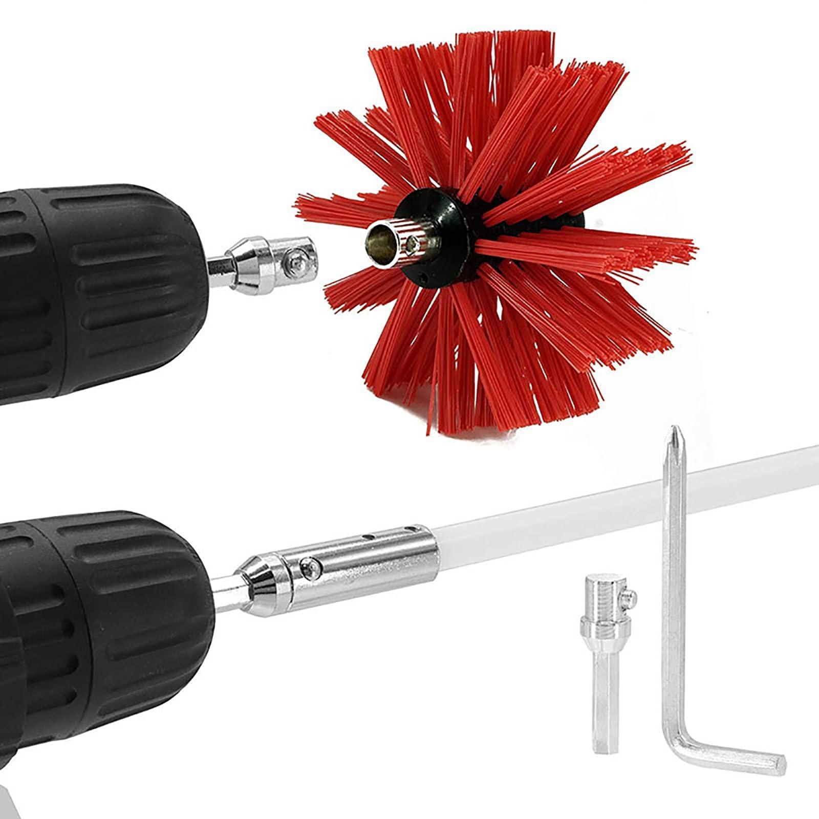 Cxlly Dryer Vent Cleaner Kit, Dryer Vent CleanerAll-in-One Dryer Cleaning Kit, Dryer Duct Cleaning Kit Includes Dryer Vent Brush, Flexible and Reusable Rods,Versatile Lint Trap Brush (Color : 12pcs 24ft)