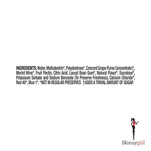 Skinnygirl Skinnygirl Sugar Free Cocktail Inspired Preserves, Merlot Grape, 10 Ounce (Pack of 2)