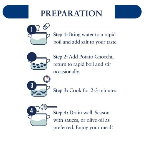 L\'Oro Del Sud L\'Oro Del Sud Pack of 12, Gluten Free Potato Gnocchi, Cooks in 2-3 Minutes, Shelf Stable, (12 Pack x 1 lb) Product of Italy, NON GMO, Wheat Free, Eggs Free, Vegan