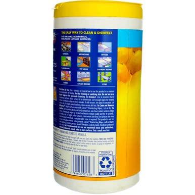 Clorox Clorox Disinfecting Wipes Lemon 3 Packs of 75 Count, 225 Count