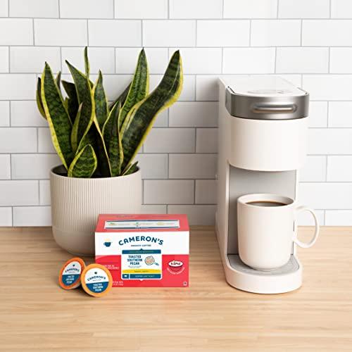 Cameron's Coffee Cameron's Coffee Single Serve Pods, Flavored, Toasted Southern Pecan, 12 Count (Pack of 1)