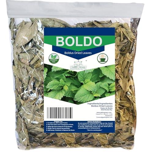 Gabio Green Boldo Dried Leaves, (3oz/85 GR) whole Boldo Leaf, 100% Natural Detox, Hojas De Boldo, Peumus Boldus Herbal Tea, Boldo Tea, Packaged in The USA (3oz)