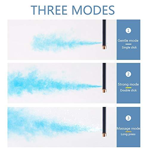 VYSIYIA Portable Travel Bidet IPX6 Waterproof Mini Sprayer with Bubbles Travel Size Cleanser with Three Modes Retractable Nozzle Rotatable Blue