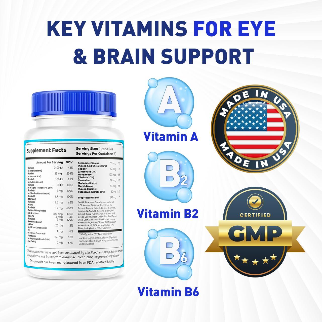 LIVORKA 5 Pack - Sight Clear, Sight Clear Pills For Eyes, Sight Clear 300 Capsules For 150 Days, Sight Clear Capsules - SightClear Capsules For Healthy Vision, Sight Clear 20/20 Vision Vitamins, Sight Clear